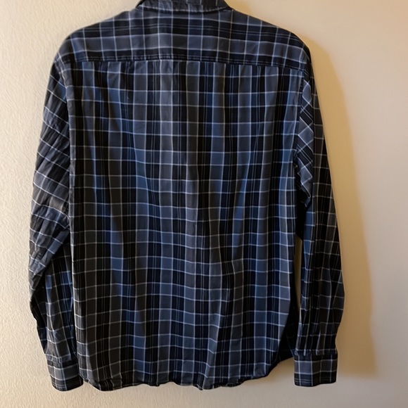 Theory Zack Plaid Domingo Sport Shirt - Picture 5 of 8